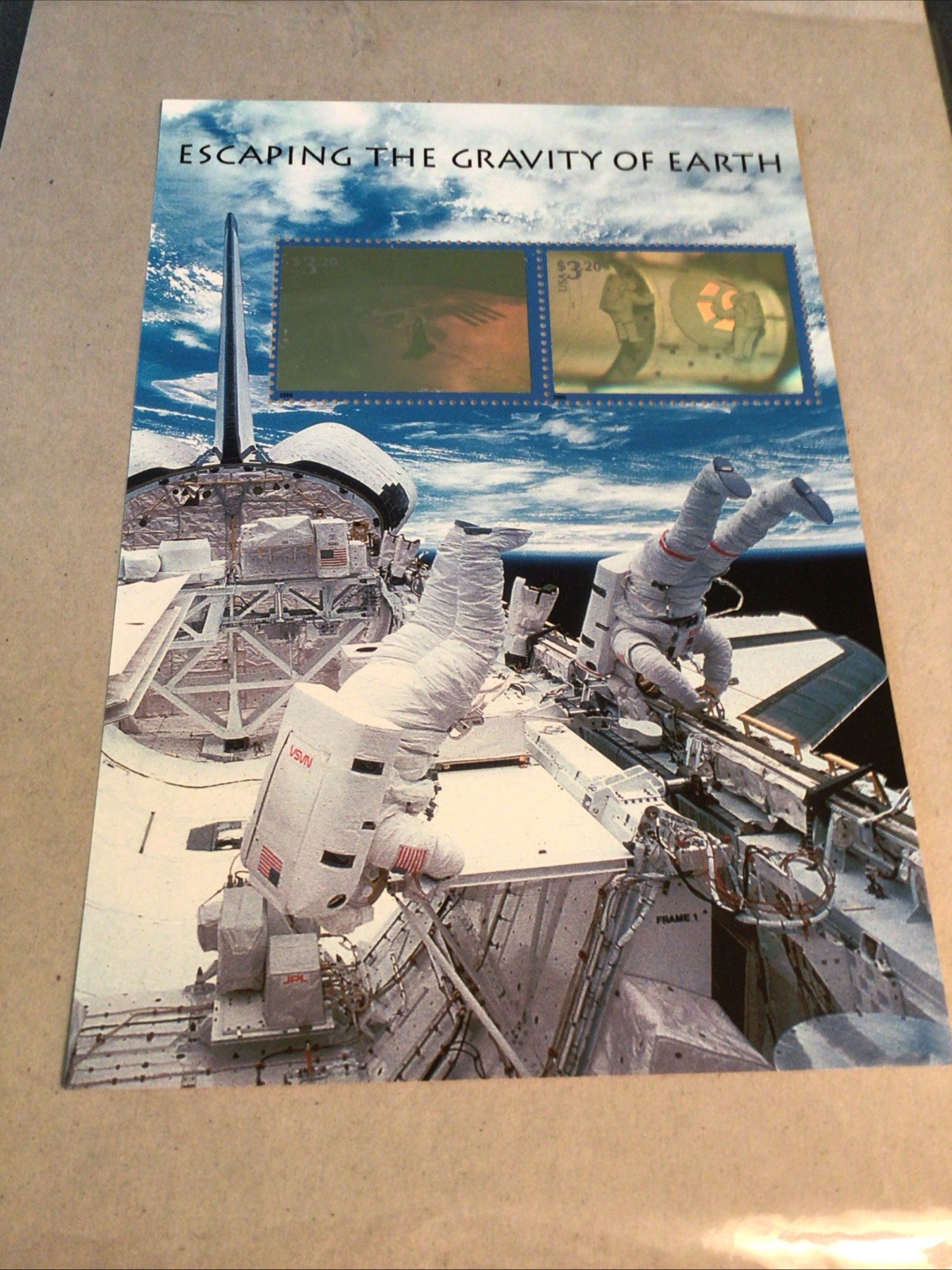 U S Stamp Sheet MNH #3411 Escaping Gravity Of Earth $6.40 Set