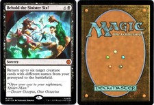 BEHOLD THE SINISTER SIX! 51 MYTHIC MARVEL'S SPIDER-MAN MAGIC: THE GATHERING NM