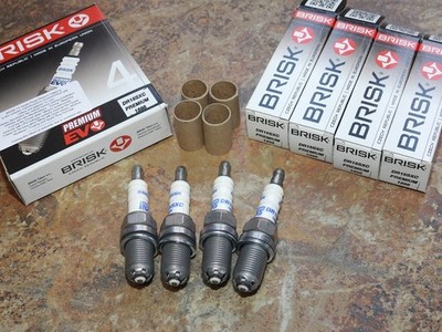4x BRISK DR15SXC Evo Laser Spark Plugs fit: Volkswagen Multivan 2.0 - 2003-2015