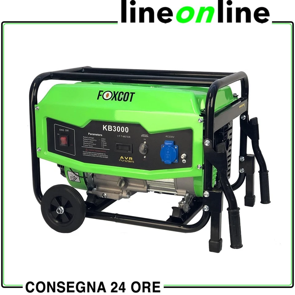 Generatore di corrente 2,8 Kw Foxcot KB3000 per casa con scheda AVR integrata - Immagine 3 di 3