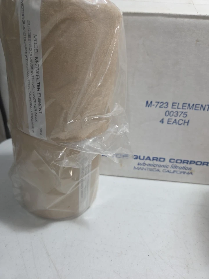 (4) Cartuchos de repuesto de filtro de aire plasma protector motor (M-723) Foto 3 de 4