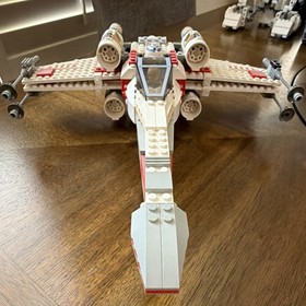 LEGO Star Wars X-wing Fighter 7140 Episode IV w/ R2-D2 Vintage 266pcs No Box