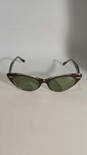1960s Vintage UOC USA Thick Sleek Cat Eye Frames Women Sunglasses Bifocals