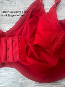 Wacoal Perfect Primer Bra Underwire Red Unlined Full Coverage Microfiber 855213