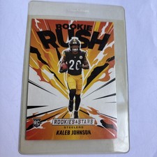 2025 Panini Rookies & Stars - Rookie Rush Kaleb Johnson #7 (RC)