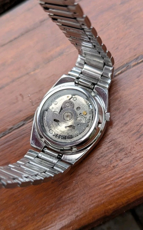 1990s Seiko 5 Automatic Unisex Watch 21 Jewels, Rare Metallic Dial all Original  - Image 2 of 4