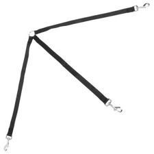 proudpet Triple Dog Lead Splitter Attachment 3-Way Pet 50 centimeters, Black 