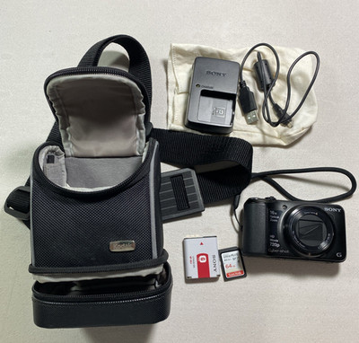 Sony Cyber-Shot DSC-H90 16MP Digital Camera - Black - New Other