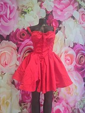 Shein Bae Solid Ruched Bust Lace Trim Dress