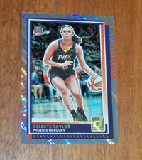 2025 Panini WNBA Donruss Celeste Taylor Light Blue Holo Card -54/75