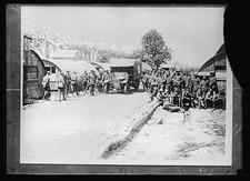Photo:World War I Soldiers Truck Camp 1918 1920 Military Group Photo