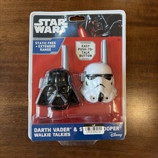 Walkie Talkies Disney "Star Wars" Interactive Darth Vader Stormtrooper NEW