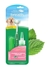 TropiClean Fresh Breath Puppy Oral Care Kit - Puppy Toothbrush and Toothpaste