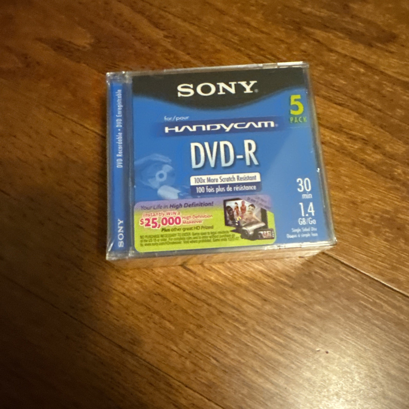 Sony Handyman DVD-R 5Pack 30min 1.4 GB/Go