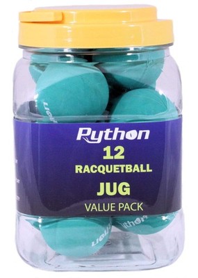Python Racquetball (Green Racquetballs (Value Pack - 12 Ball Jug Standard