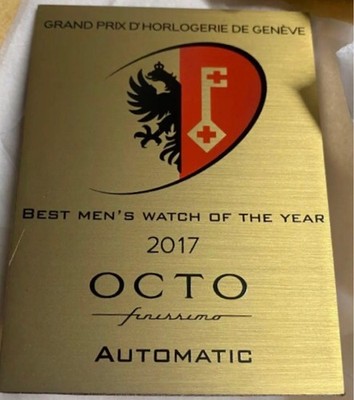 Bulgari Octo Finissimo Automatikuhr GPHG Award Plate mit Box gebraucht aus Japan