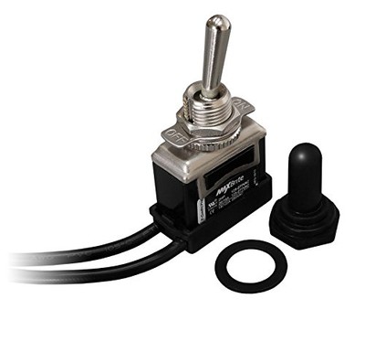 HEAVY DUTY TOGGLE SWITCH 20/15A 125/277V, 2 HP with Waterproof Rubber Boot UL