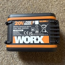 WORX 20V MAX 2.0Ah Battery .Genuine Worx- 2021, Brand new, no box, fully charged