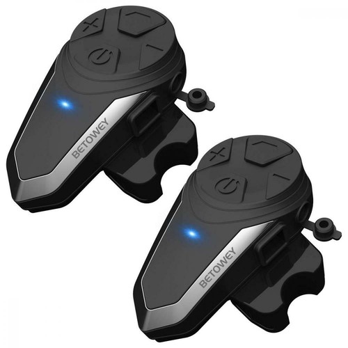 Interfono Moto Bluetooth Coppia BETOWEY BT-S3 Interphone con Set 2 Interfoni  | eBay