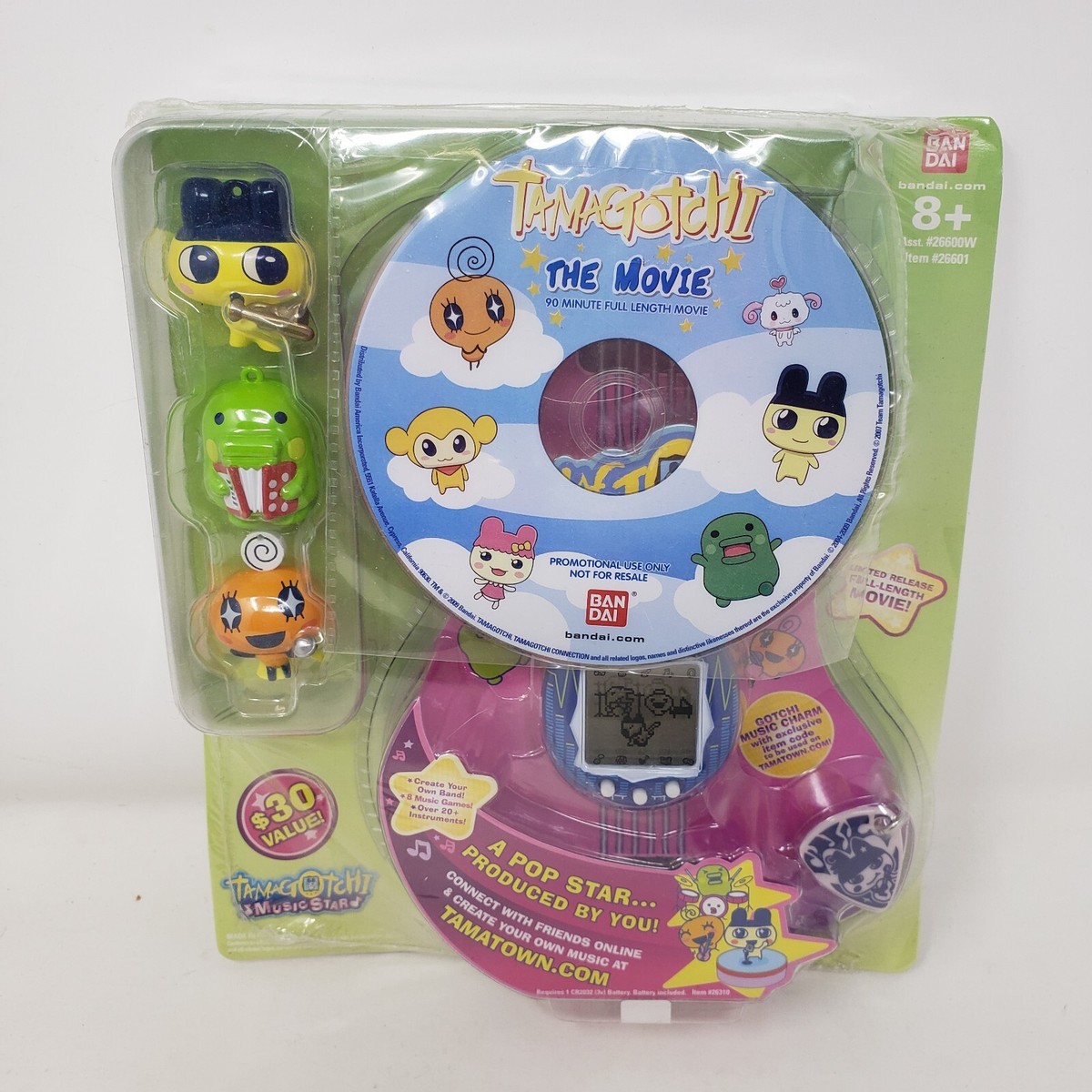 TAMAGOTCHI Music Star Blue Equalizer Beats DVD Movie 3