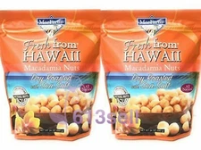 2 Packs MacFarms Dry Roasted Macadamia Nuts With Sea Salt From Hawaii 24 oz Each