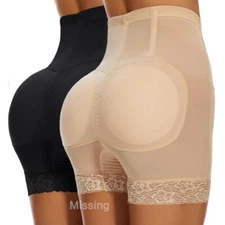 FAKE ASS Butt Hip Enhancer Booty Padded Butt Lifter Panties Body Shaper Lifter