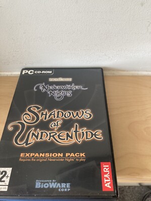 Neverwinter Nights.Shadows of Unrentide.Hordes of the Underdark 2 disc pc cd rom