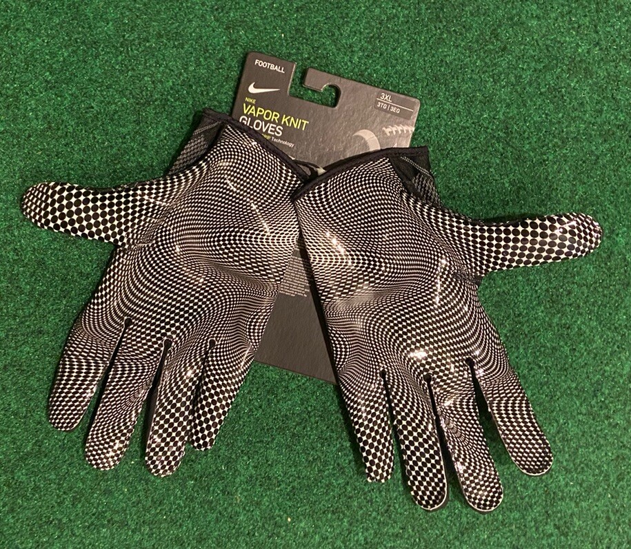 Nike Air Jordan NFL Vapor Knit Football Gloves Black Receivers