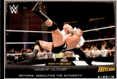 Randy Orton 2015 Topps Road To Wrestlemania Card #91