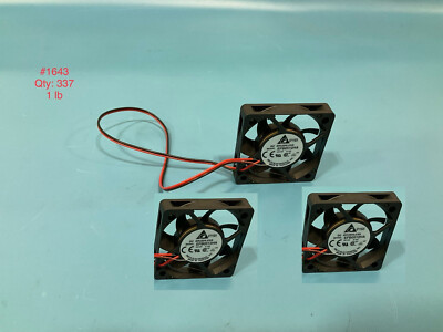 ( 3 PCS ) FAN / EFB0512HA DELTA 12V (50mm X 50mm X 10mm) ( 3 FAN LOT ) 0.15A B