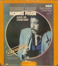 Richard Pryor Live in Concert 1979 Vintage CED Videodisc TESTED WORKING