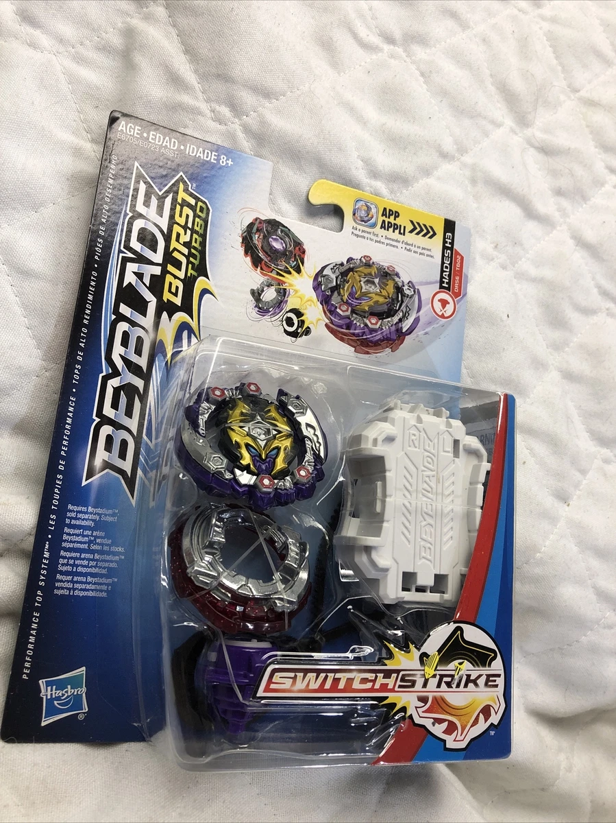 Beyblade Hades H3 Doble Metal, Aro Y Superficie Burst Turbo