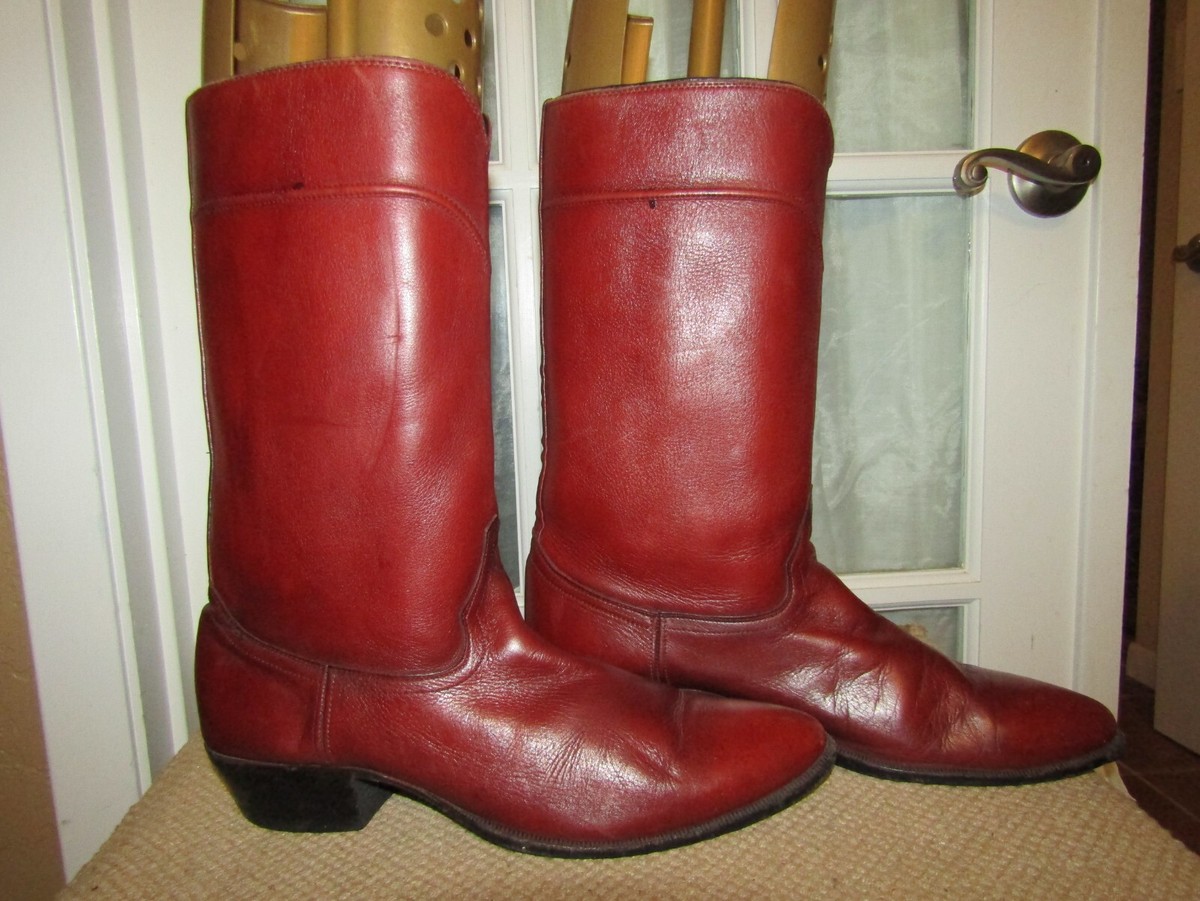 JS Justin Style 50016 Brown Roper Cowboy Boots Men display picture 1