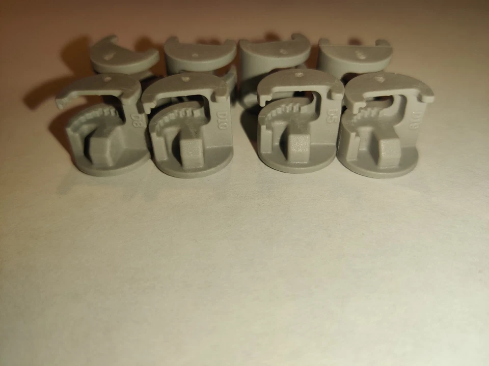 Tuercas de bloqueo de leva de plástico Ikea, parte # 119030 118224, gris (paquete de 8) - NUEVO /J Foto 3 de 3