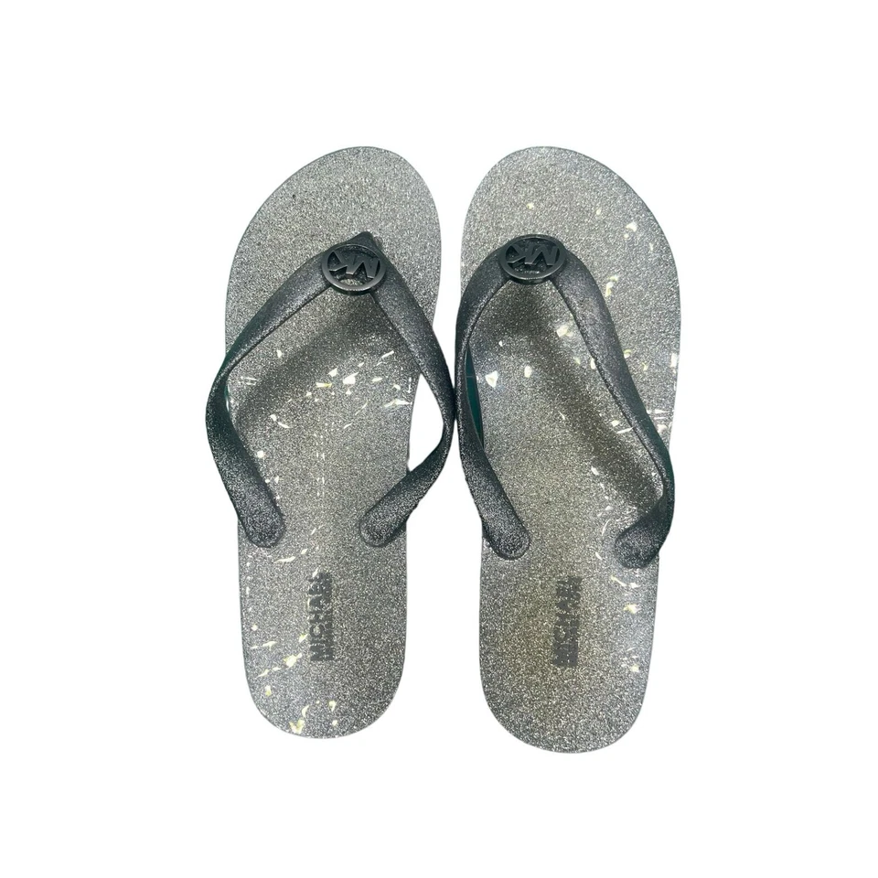 Chanclas Michael Kors 7/Victoria Secret estampado de flores 7/8 medianas Foto 3 de 4