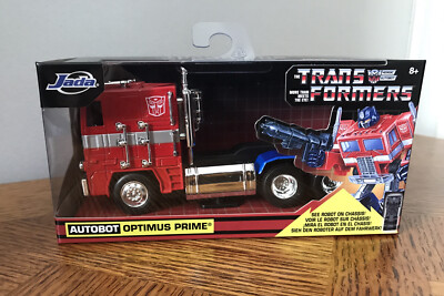 TRANSFORMERS OPTIMUS PRIME HEROIC AUTOBOT HOLLYWOOD RIDES TRUCK MODEL BY JADA