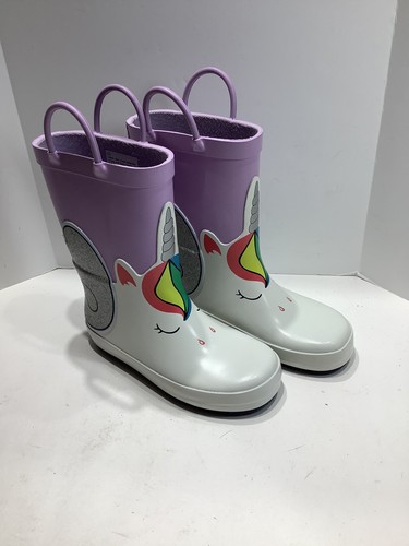 Rain Boots Sz 11 Unicorn, Waterproof 