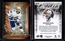 2024-25 Upper Deck Series 1 Orange Dazzler #DZ-47 Brandon Hagel