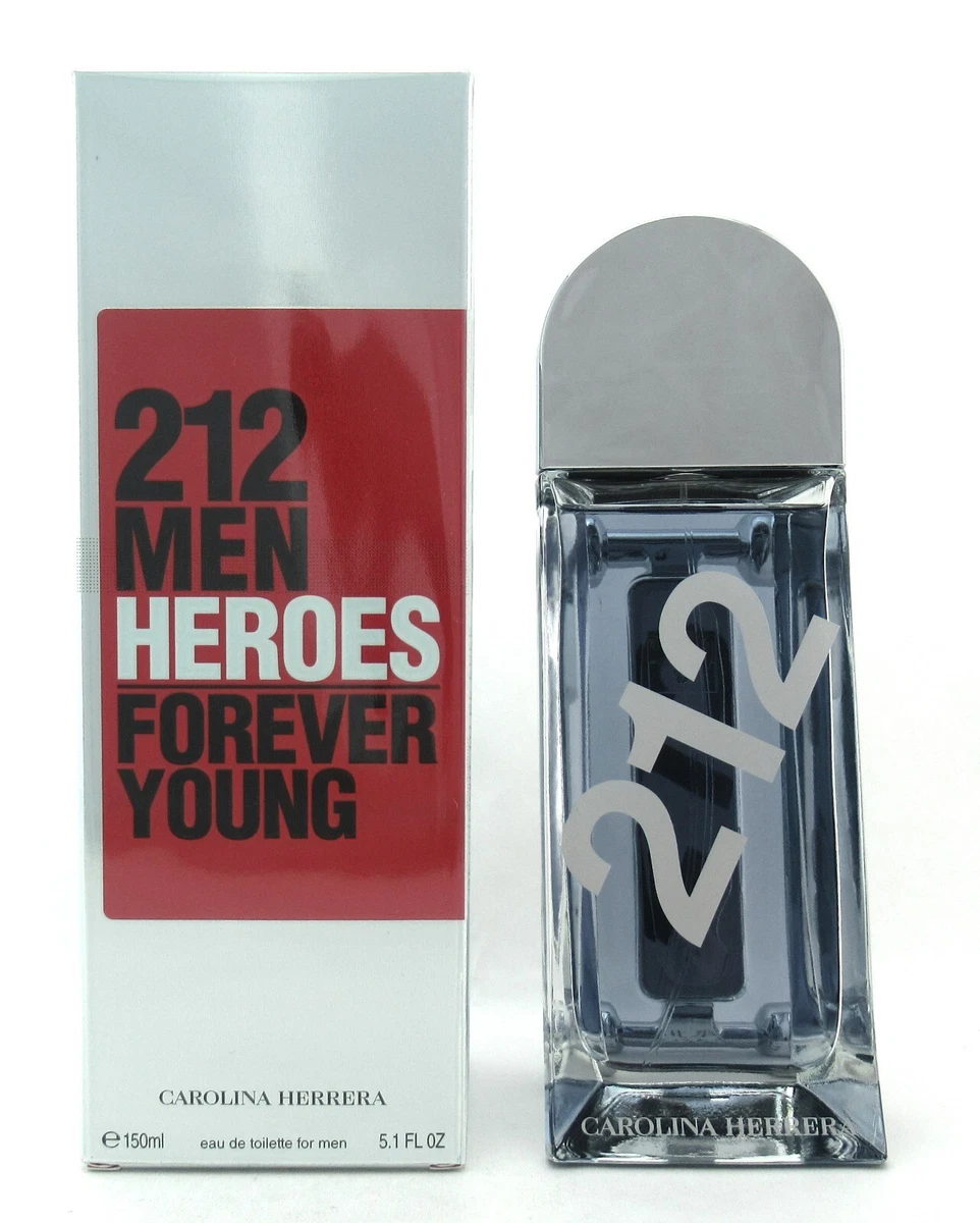 212 Heroes Forever Young by Carolina Herrera for Men - 3 oz EDT Spray