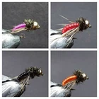 1 DOZEN TUNGSTEN HEAD NYMPHS FOR FLY FISHING (4 MODELS)-TUNG-198