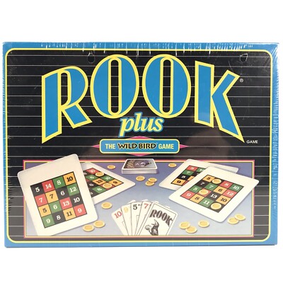 VTG Rook Plus The Wild Bird Game Parker Brothers Card Game New Sealed Box 1994