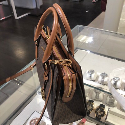 MICHAEL KORS MEDIUM SATCHEL HANDBAG PURSE MESSENGER CROSSBODY 