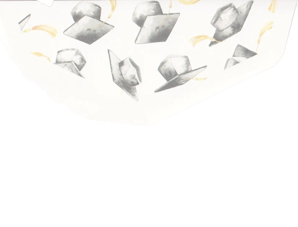 Tarjeta de agradecimiento de graduación tarjeta de felicitación de lámina dorada Foto 3 de 3