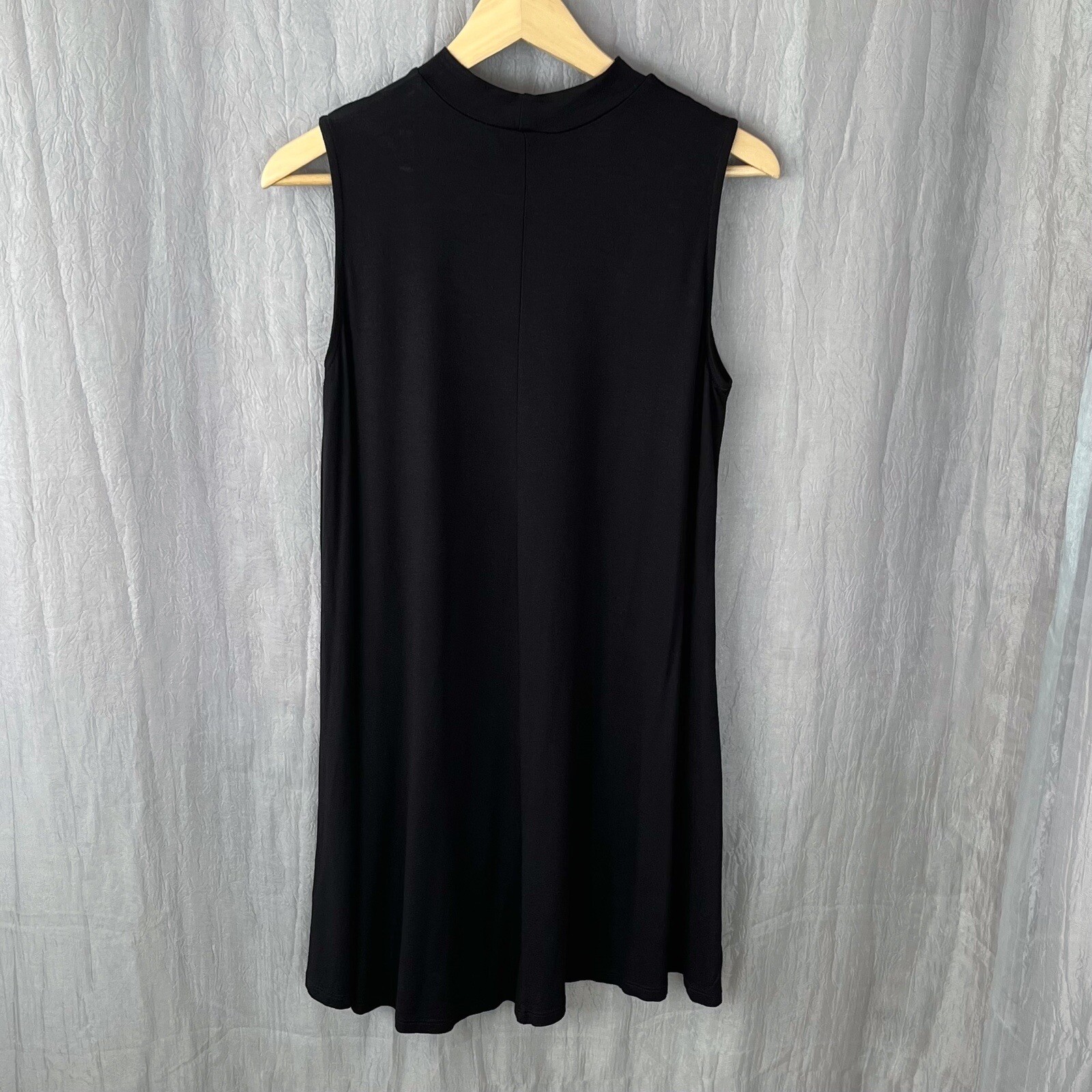 PAPAYA WEEKEND Black SIZE 810 UK / S Sleeveless Stretch Tank Flare Dress eBay