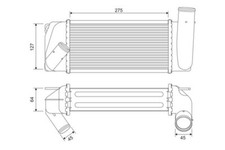 Ladeluftkühler VALEO für TOYOTA AURIS (_E18_)