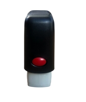 Custom Self-Inking Rubber Stamp – 24x7mm, Personalized Logo & Text (Fast Dispatch UK)