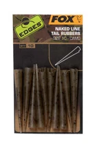 Fox Edges Camo Naked Line Tail Rubbers NEW CAC777 Carp Fishing Terminal Tackle