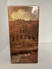 Abercrombie Fitch A & F Beacon Men Eau De Cologne Spray 1.7 oz / 50 ml BNIB EDC