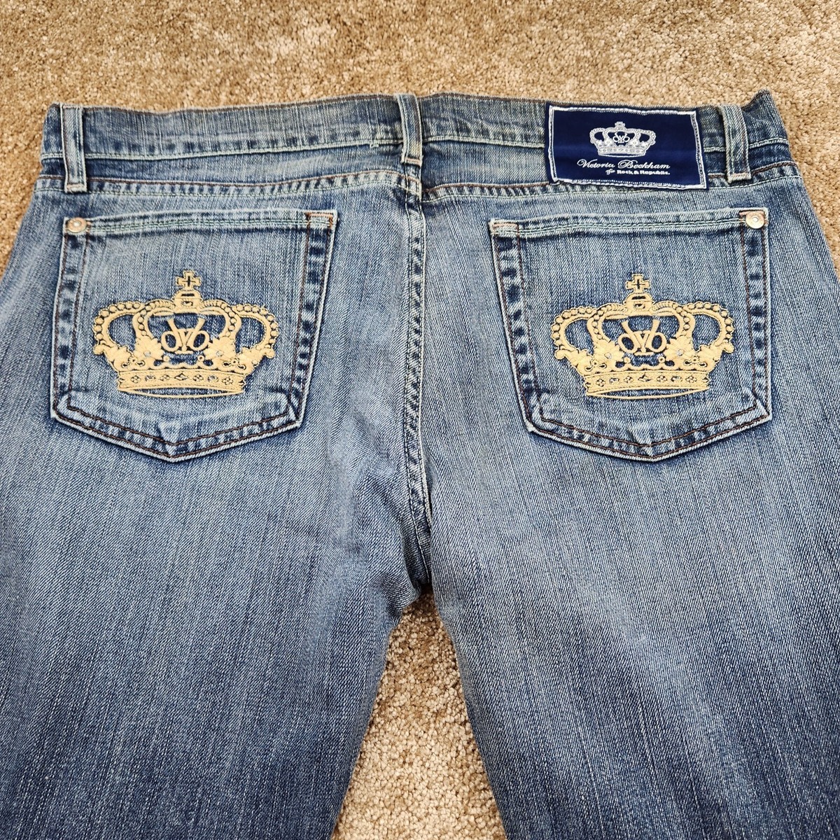 Victoria Beckham Rock And Republic Womens Denim Jeans Size