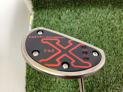 Scotty Cameron - RED　X3　34インチ　スコッティキャメロン  マレット　パター Red X3 - Scotty Cameron
